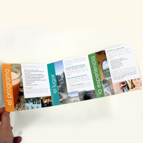 Diseño de Folleto Díptico o Tríptico A4