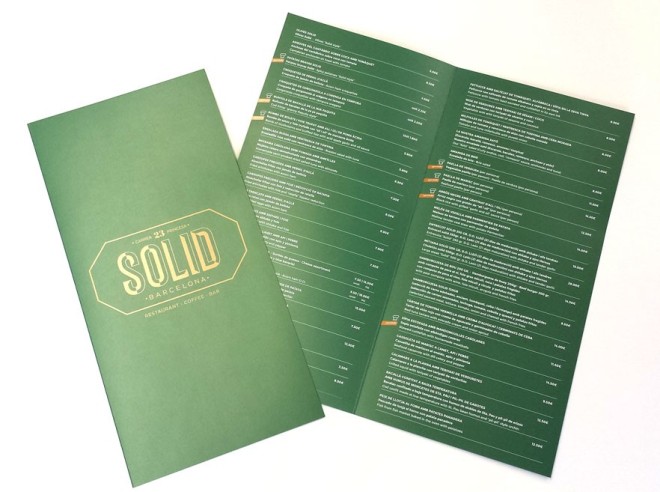 Carta menú plastificada A3 - Tamaño cerrado...