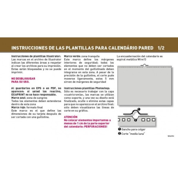 Calendario Pared con Wire-0