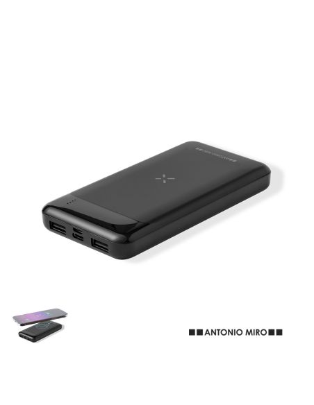 Power bank Baliok de Antonio Miró, 5.000 mAh con carga inalámbrica