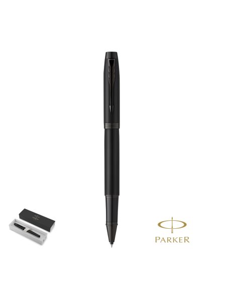 Roller Parker IM Achromatic en negro mate con acabado PVD