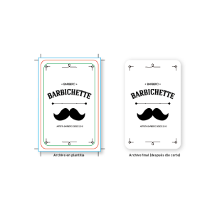 Tarjeta PVC blanco 2