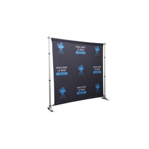 Imprimir Photo Call 2x2 mts. con estructura de aluminio y...