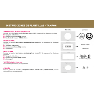 Tampón Sello automático personalizado 2