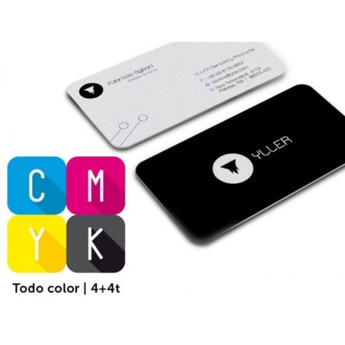 Imprimir Tarjeta de visita todo color con...