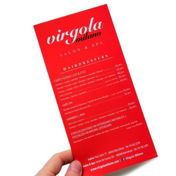 Imprimir Flyer 10x21cm - folletos color baratos