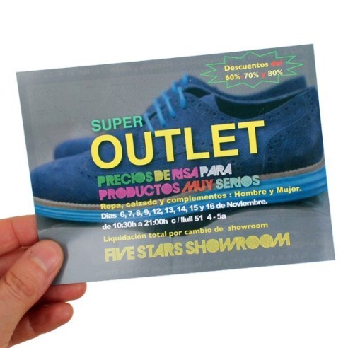 Imprimir Flyer A6 todo color dos caras - Top...