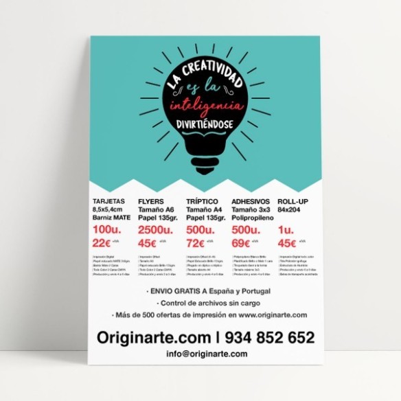 Imprimir en Soporte rígido - Cartel de Forex personalizado a todo color