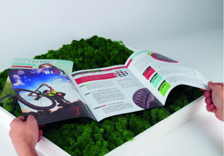 Imprimir Folleto 63x14.8 cm. plegado en tríptico A5...