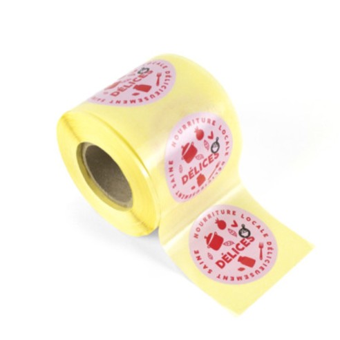 Etiqueta adhesiva aspecto natural - Troqueladas...