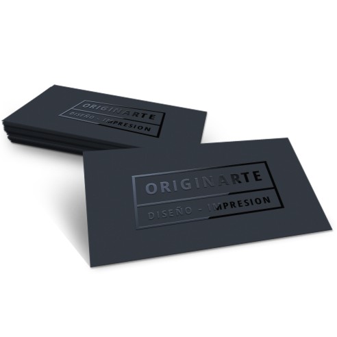 Tarjeta de visita con  UVI selectivo 3D