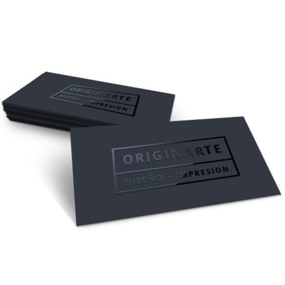 Imprimir Tarjeta de visita con  UVI selectivo - UVI 3D o STAMPING