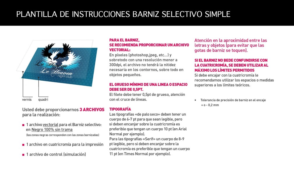 Imprimir Tarjeta de visita con  UVI selectivo - UVI 3D o STAMPING