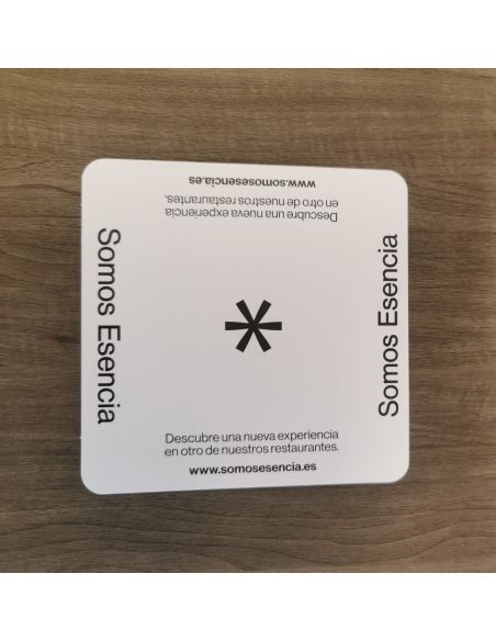Posavasos de Papel Absorbente Personalizados | Redondos, Cuadrados y Cantos Romos