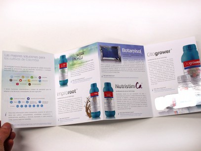 Imprimir Folleto 84x29,7 cm abierto plegado en...