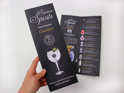 Imprimir Carta Menú díptica plastificada, tamaño 21x21...