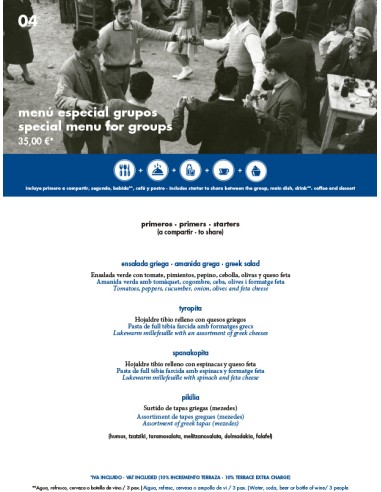 Imprimir Carta menú para Bar o Restaurante...