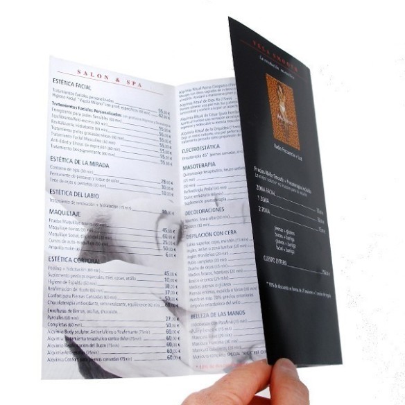 Triptico A4 abierto