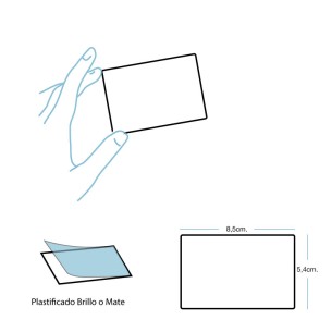 Tarjeta 10,5x7,4 cm. - Mini Flyer A7 a todo color 2