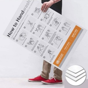 Soporte rígido de Dibond impreso a dos caras - 4+4 t. cmyk