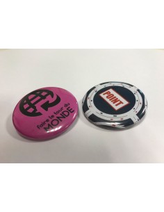 Chapa persanalizada - Pin metálico con imperdible