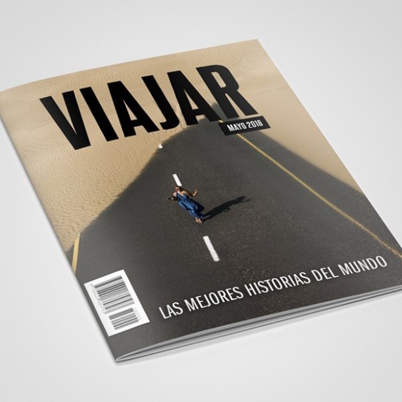 Revista grapada con portada plastificada