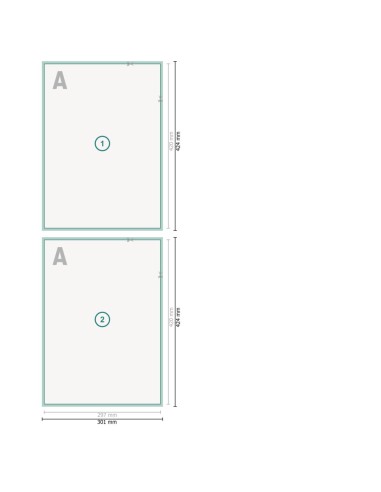 Flyers, A3, impresión a dos caras