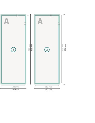 Flyers, A4 medio, impresión a dos caras