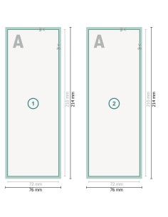 Flyers, A5 medio, impresión a dos caras 2
