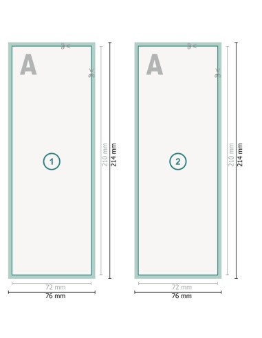 Flyers, A5 medio, impresión a dos caras