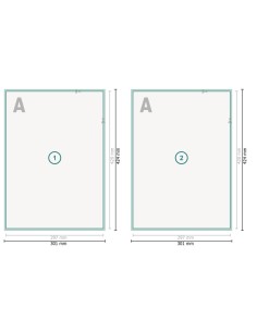 Flyers, Encarte para A3, impresión a dos caras 2