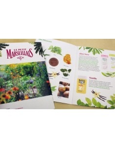 Folletos plegados formato vertical, A7