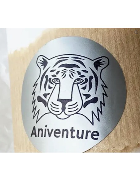 Etiqueta adhesiva Polipropileno Plateado troqueladas en bobina individual