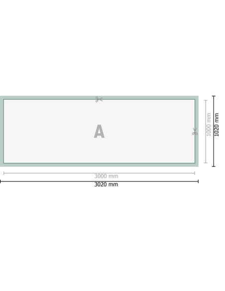 Lonas de PVC, 300 x 100 cm