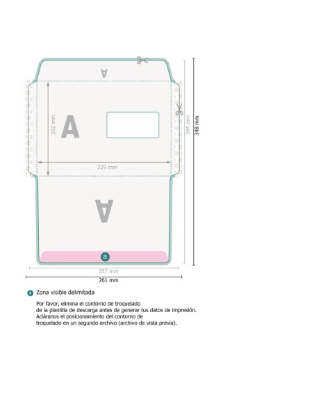 Sobres, C5, Solapa en el lado largo