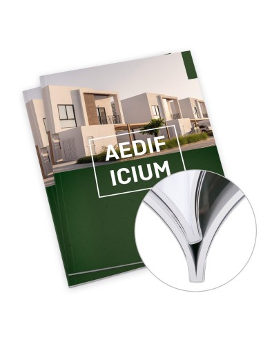 Catálogos encolados, A4 medio, Formato vertical