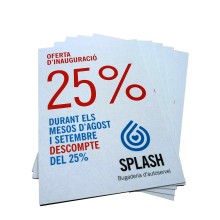 Flyers en papel Reciclado offset - Urgentes y económicos...