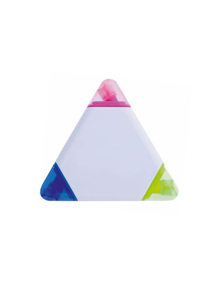Marcador Trico fluorescente de tres colores