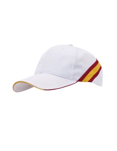Gorra Iberia bandera de España 6 paneles en algodón