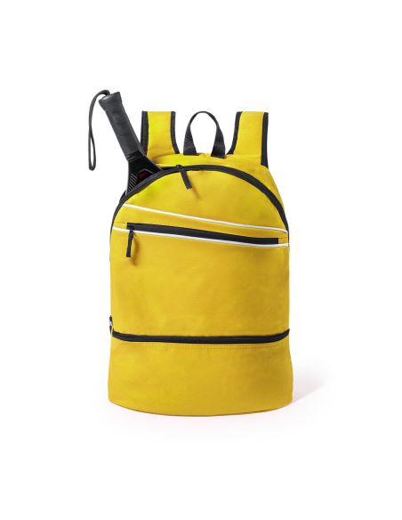 Mochila deportiva Dorian en poliéster 600D con zapatero