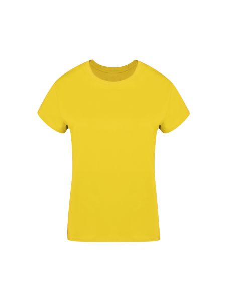 Camiseta mujer de algodón peinado 160 g personalizada en color (Seiyo)