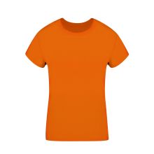 Camiseta de mujer de algodón peinado 160 g personalizada en color (Seiyo)