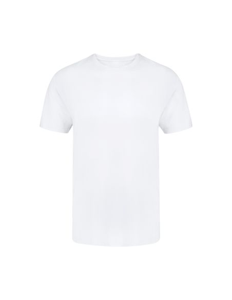 Camiseta blanca de algodón peinado 160 g personalizada (Seiyo)