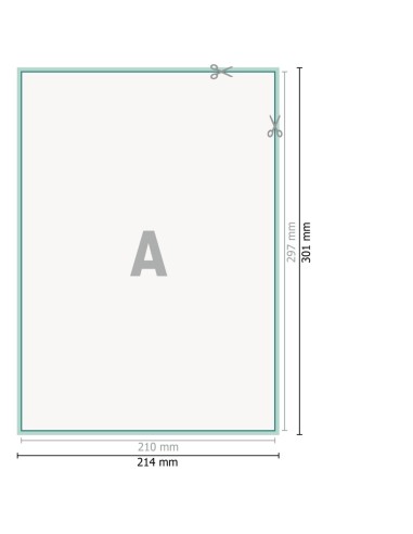 Flyers, A4, impresión a una cara