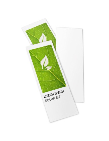Flyers en papeles ecológicos/naturales, A4 medio, impresión a una cara