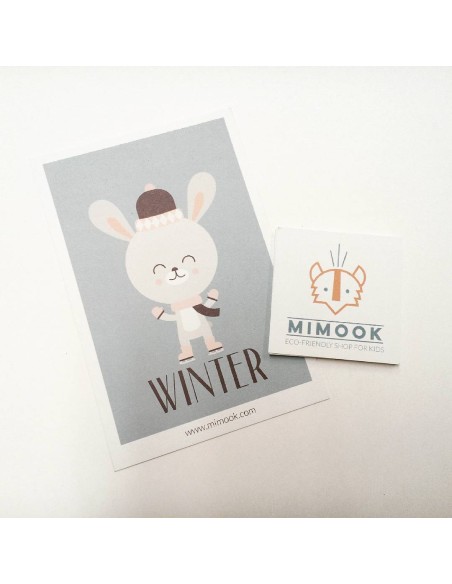 Flyers en papeles ecológicos/naturales, Cuadrado pequeño, impresión a una cara