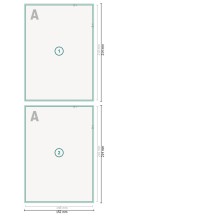 Flyers en papeles ecológicos/naturales, A7, impresión a... 2