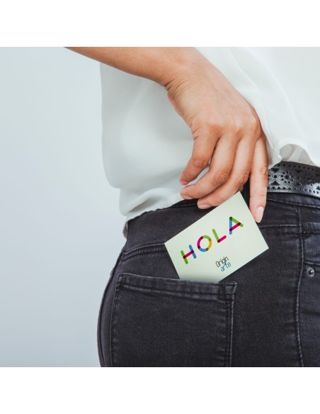 Flyers en papeles ecológicos/naturales, A8, impresión a dos caras