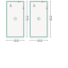 Flyers en papeles ecológicos/naturales, 1/3 A3, impresión... 2