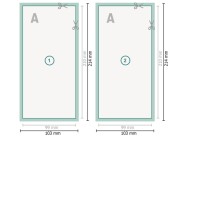 Flyers en papeles ecológicos/naturales, 1/3 A4, impresión... 2